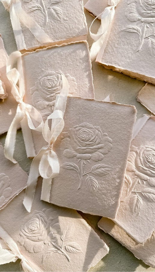 Regal Rose Vow Booklet