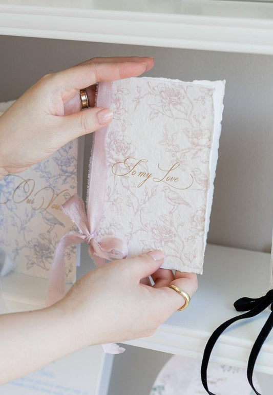 Heirloom Vow Books Blush Pink (New Collection)